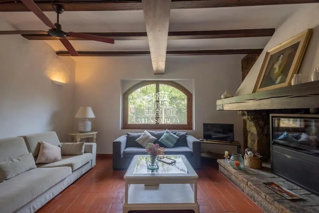 Masia Can Pitu En Costa Brava Con Piscina 圣塔克里斯蒂纳阿鲁
