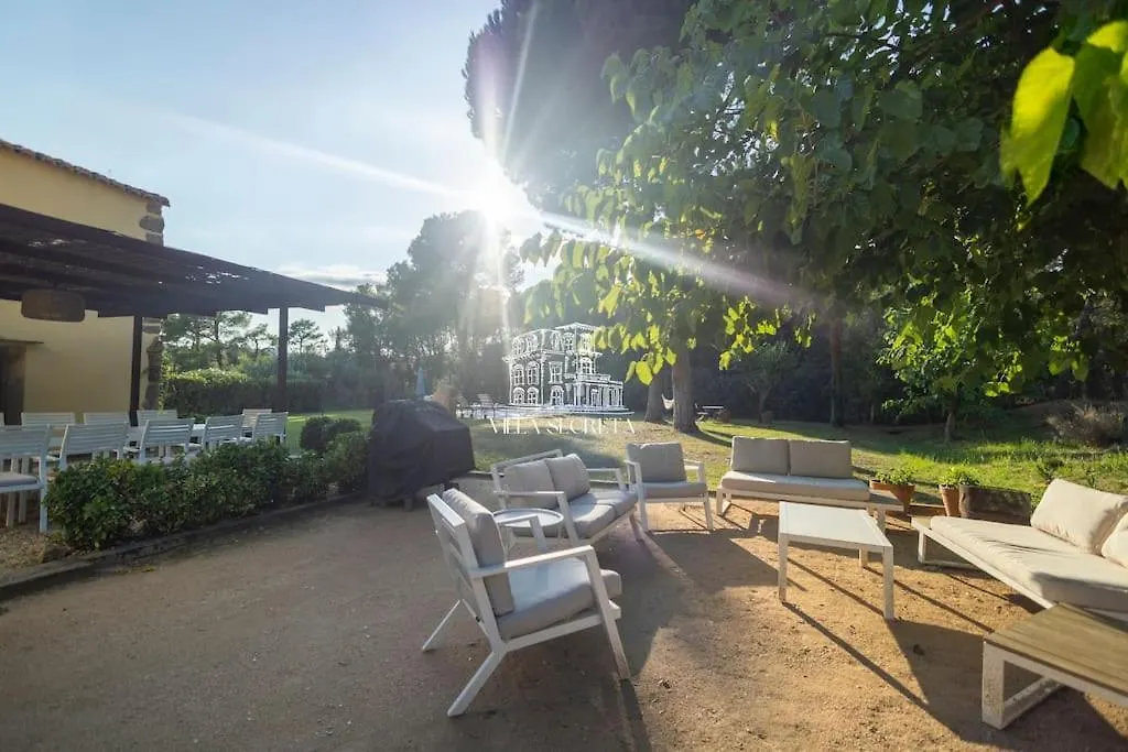 Masia Can Pitu En Costa Brava Con Piscina 圣塔克里斯蒂纳阿鲁 度假居