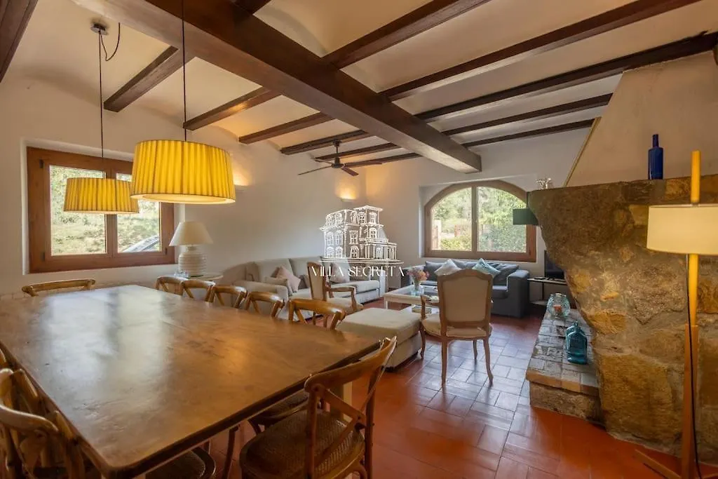 Masia Can Pitu En Costa Brava Con Piscina 圣塔克里斯蒂纳阿鲁 0*,